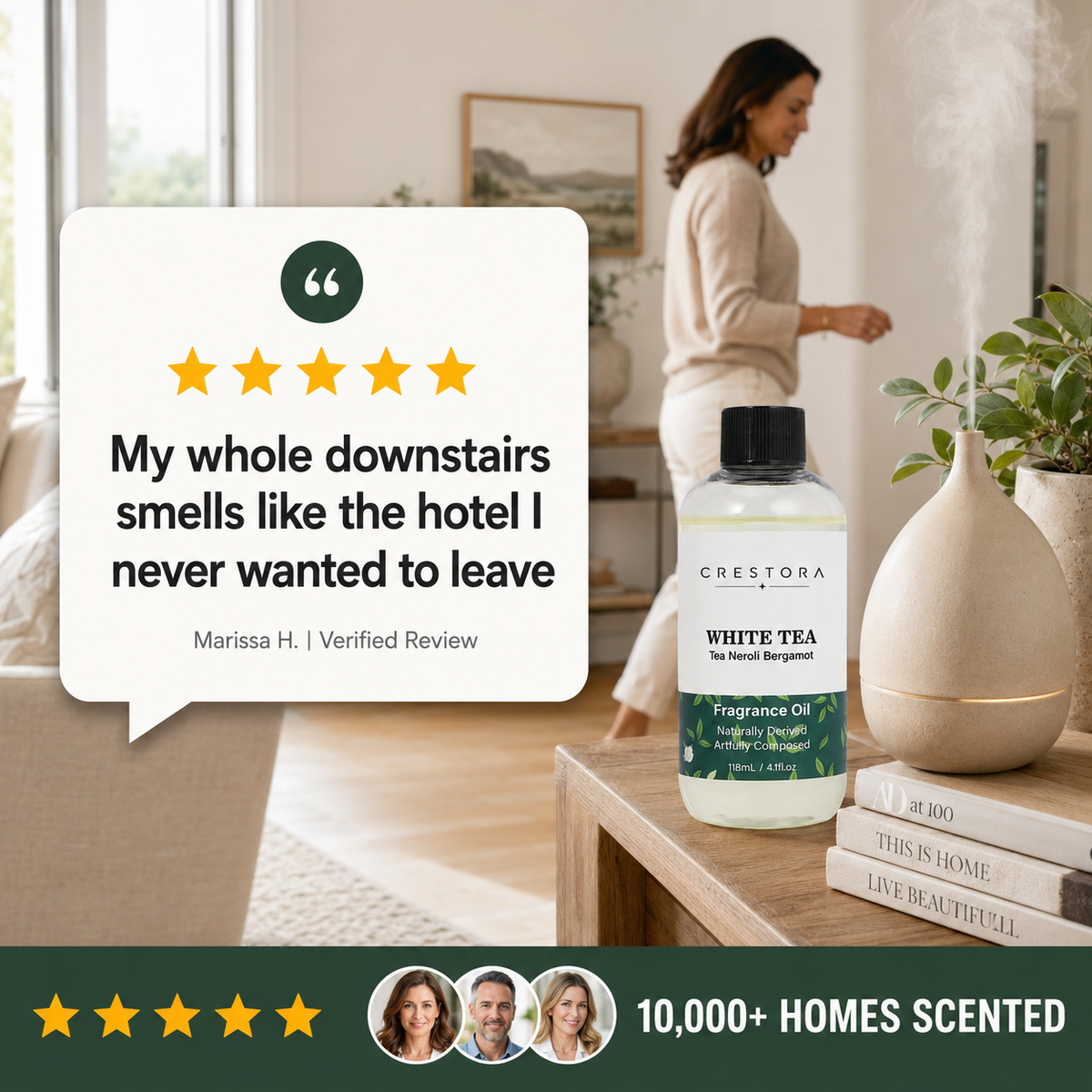 White Tea Diffuser Oil — Hotel Collection