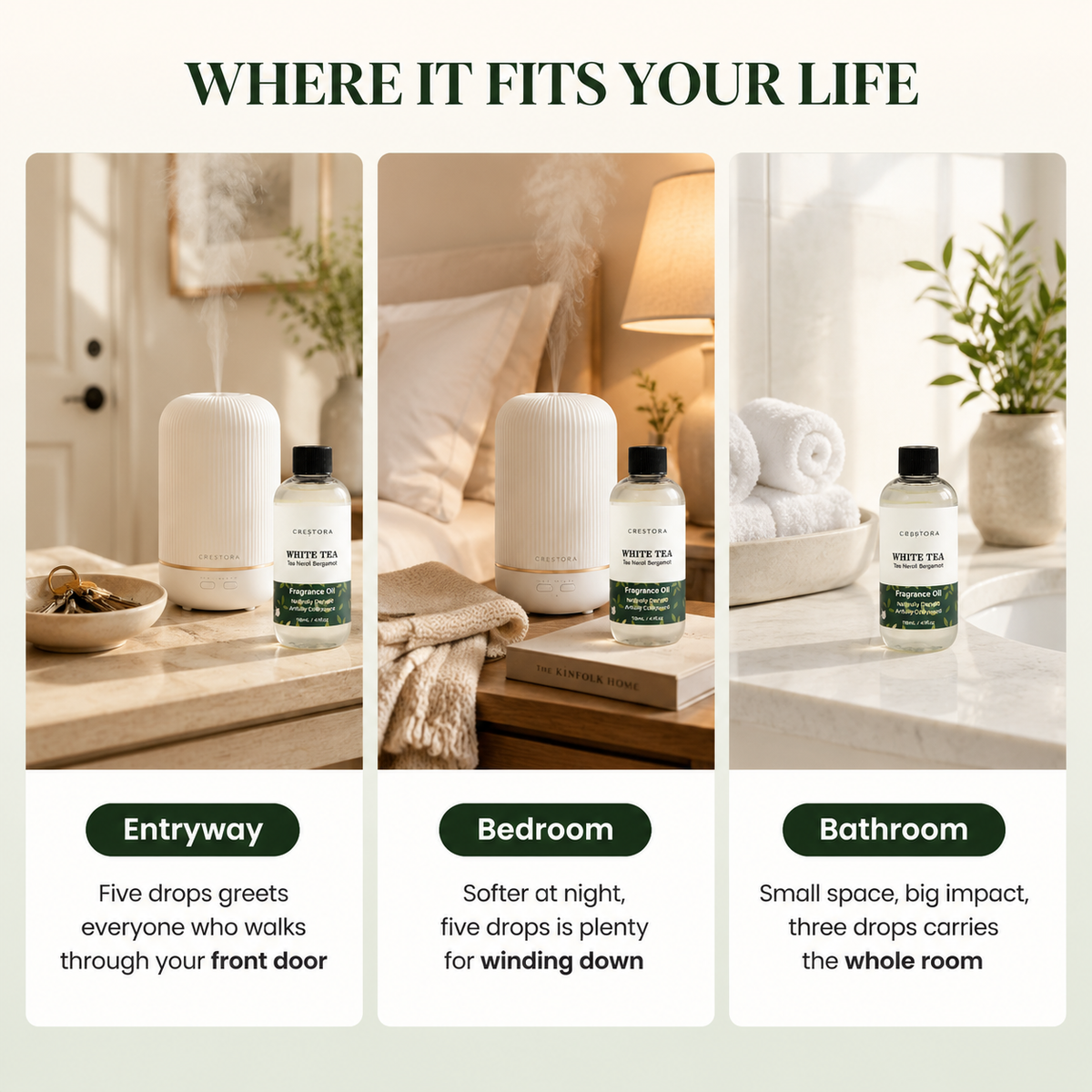 White Tea Diffuser Oil — Hotel Collection